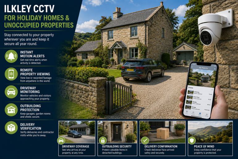 Ilkley CCTV for Holiday Homes and Frequently Unoccupied Properties